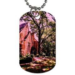 Hot Day In  Dallas 6 Dog Tag (one Side) by bestdesignintheworld