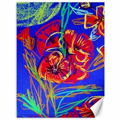 Poppies Canvas 36  X 48  by bestdesignintheworld