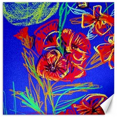 Poppies Canvas 16  X 16  by bestdesignintheworld