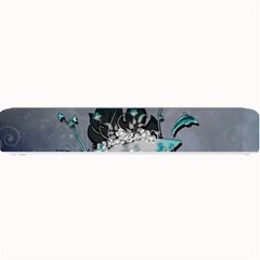 Sport, surfboard with flowers and fish Small Bar Mats