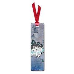 Sport, surfboard with flowers and fish Small Book Marks