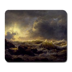 Andreas Achenbach Sea Ocean Water Large Mousepads