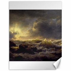 Andreas Achenbach Sea Ocean Water Canvas 12  X 16 