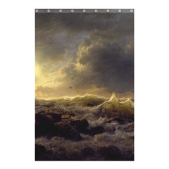 Andreas Achenbach Sea Ocean Water Shower Curtain 48  X 72  (small)  by Sudhe