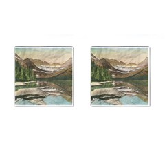 Glacier National Park Scenic View Cufflinks (square)