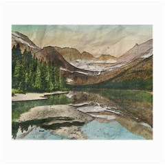 Glacier National Park Scenic View Small Glasses Cloth (2 Sides)