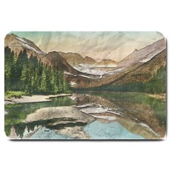 Glacier National Park Scenic View Large Doormat 