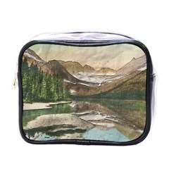 Glacier National Park Scenic View Mini Toiletries Bag (one Side) by Sudhe
