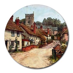 East Budleigh Devon Uk Vintage Old Round Mousepads