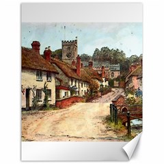 East Budleigh Devon Uk Vintage Old Canvas 18  x 24 