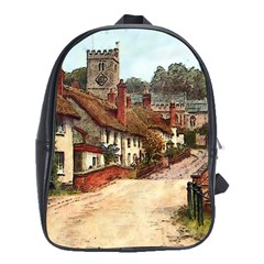 East Budleigh Devon Uk Vintage Old School Bag (XL)