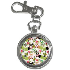 Corgis Pattern Key Chain Watches