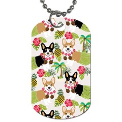 Corgis Pattern Dog Tag (one Side) by Sudhe