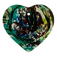 Clock-1-1 Heart Ornament (two Sides)