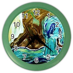 Wood Horsey-1-1 Color Wall Clock by bestdesignintheworld