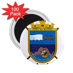 Coat Of Arms Of Cabo De Hornos 2 25  Magnets (100 Pack)  by abbeyz71