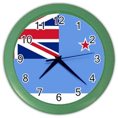 Proposed Flag Of The Ross Dependency Color Wall Clock by abbeyz71