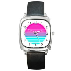 Portable Network Graphics Square Metal Watch