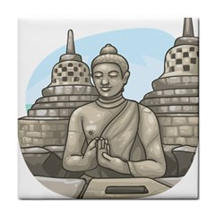 Borobudur Temple Tile Coaster