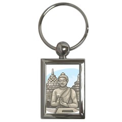 Borobudur Temple Key Chain (rectangle)