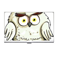 Owl Bird Eyes Cartoon Good Business Card Holder