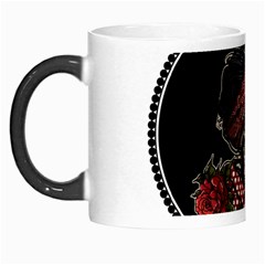 Skull Rose Fantasy Dark Flowers Morph Mugs by Sudhe