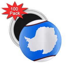 Waving Proposed Flag of Antarctica 2.25  Magnets (100 pack) 