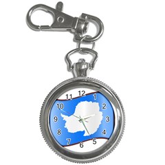 Waving Proposed Flag Of Antarctica Key Chain Watches by abbeyz71