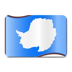 Waving Proposed Flag of Antarctica Plate Mats