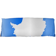 Waving Proposed Flag of Antarctica Body Pillow Case (Dakimakura)