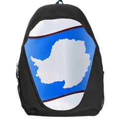 Waving Proposed Flag of Antarctica Backpack Bag