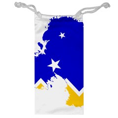 Chilean Magallanes Region Flag Map Of Antarctica Jewelry Bag by abbeyz71