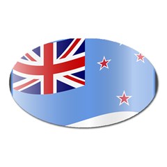 Waving Proposed Flag Of The Ross Dependency Oval Magnet by abbeyz71