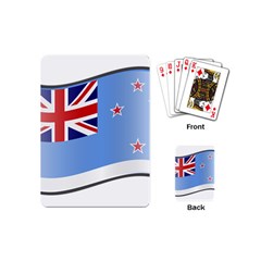 Waving Proposed Flag Of The Ross Dependency Playing Cards Single Design (mini) by abbeyz71