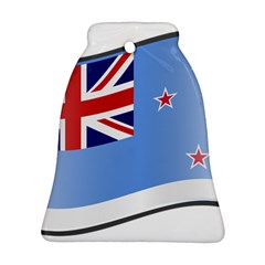 Waving Proposed Flag Of The Ross Dependency Bell Ornament (two Sides) by abbeyz71