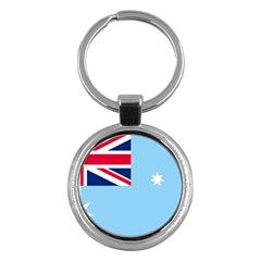 Proposed Flag Of The Australian Antarctic Territory Key Chain (round) by abbeyz71