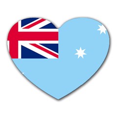 Proposed Flag Of The Australian Antarctic Territory Heart Mousepads by abbeyz71
