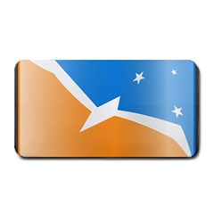 Waving Flag Of Tierra Del Fuego Province, Argentina Medium Bar Mats by abbeyz71