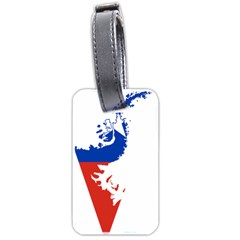 Flag Map Of Chilean Antarctic Territory Luggage Tag (two Sides) by abbeyz71