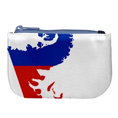 Flag Map Of Chilean Antarctic Territory Large Coin Purse by abbeyz71