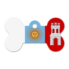 Unofficial Flag Of Argentine Cordoba Province Dog Tag Bone (two Sides) by abbeyz71