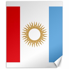 Flag of Argentine Cordoba Province Canvas 20  x 24 