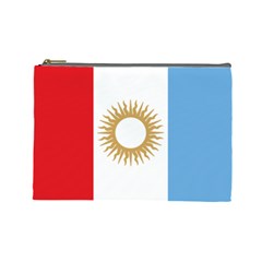 Flag of Argentine Cordoba Province Cosmetic Bag (Large)