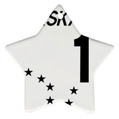 Alaska Route 1 Shield Star Ornament (two Sides) by abbeyz71