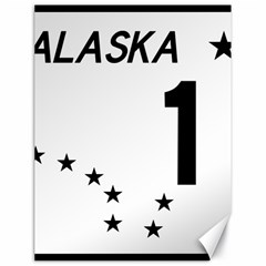 Alaska Route 1 Shield Canvas 18  X 24  by abbeyz71