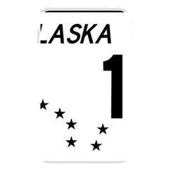 Alaska Route 1 Shield Memory Card Reader (rectangular) by abbeyz71