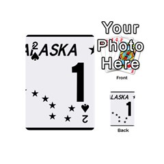 Alaska Route 1 Shield Playing Cards 54 Designs (mini) by abbeyz71