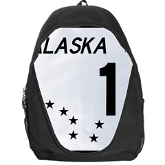 Alaska Route 1 Shield Backpack Bag by abbeyz71