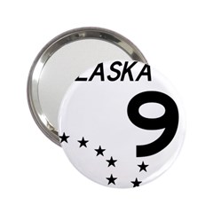 Alaska Route 9 Shield 2 25  Handbag Mirrors by abbeyz71