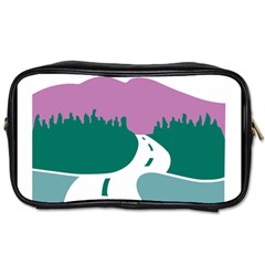 National Forest Scenic Byway Highway Marker Toiletries Bag (one Side) by abbeyz71